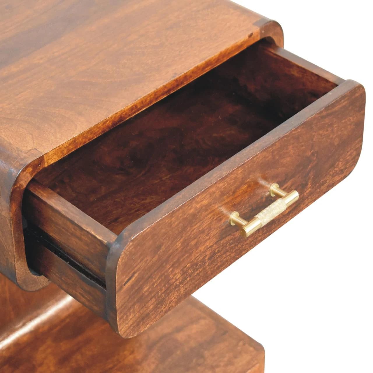 Chestnut T-Bar Rounded Bedside - Bedside tables, photo 6 of 9