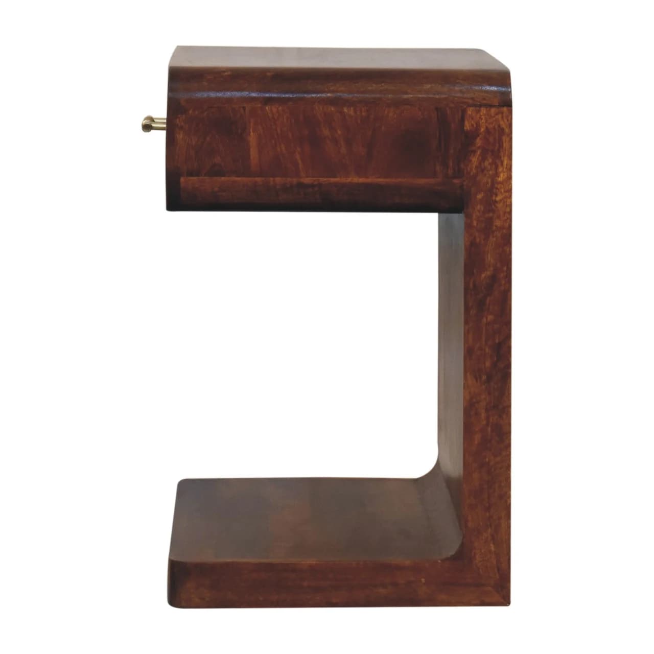 Chestnut T-Bar Rounded Bedside - Bedside tables, photo 8 of 9