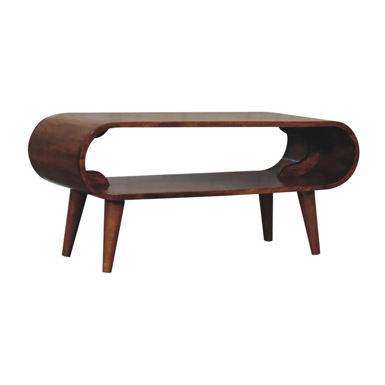 Amaya Nordic Style Honey Caramel Coffee Table - Coffee tables, photo 3 of 8