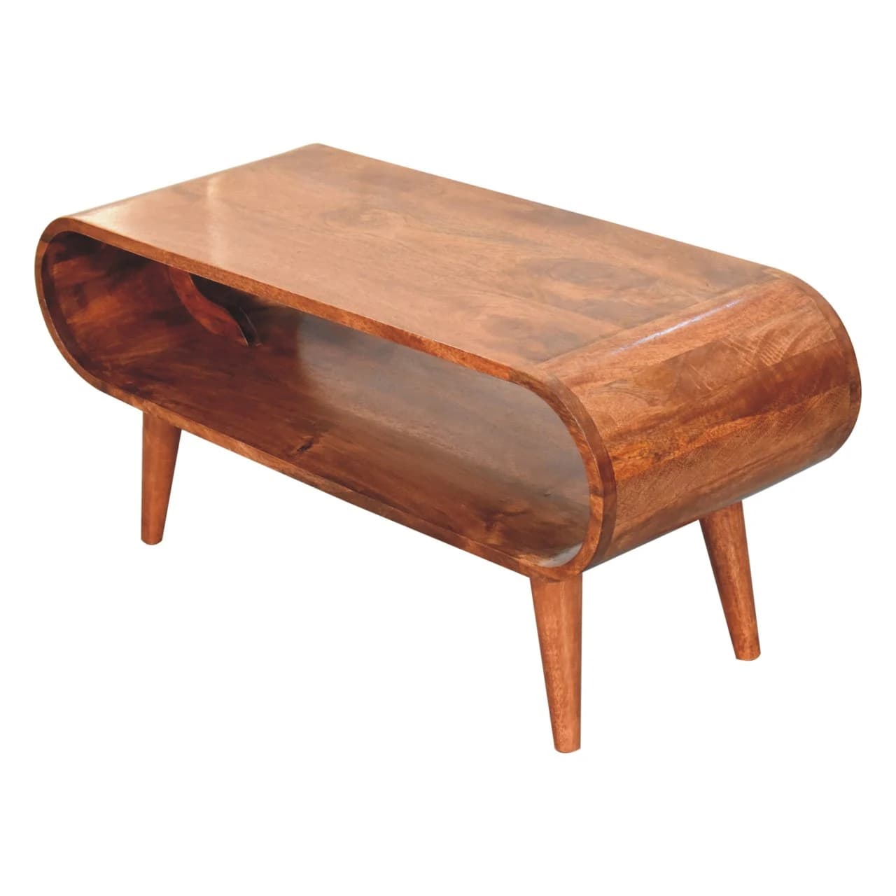 Amaya Nordic Style Honey Caramel Coffee Table - Coffee tables, photo 5 of 8