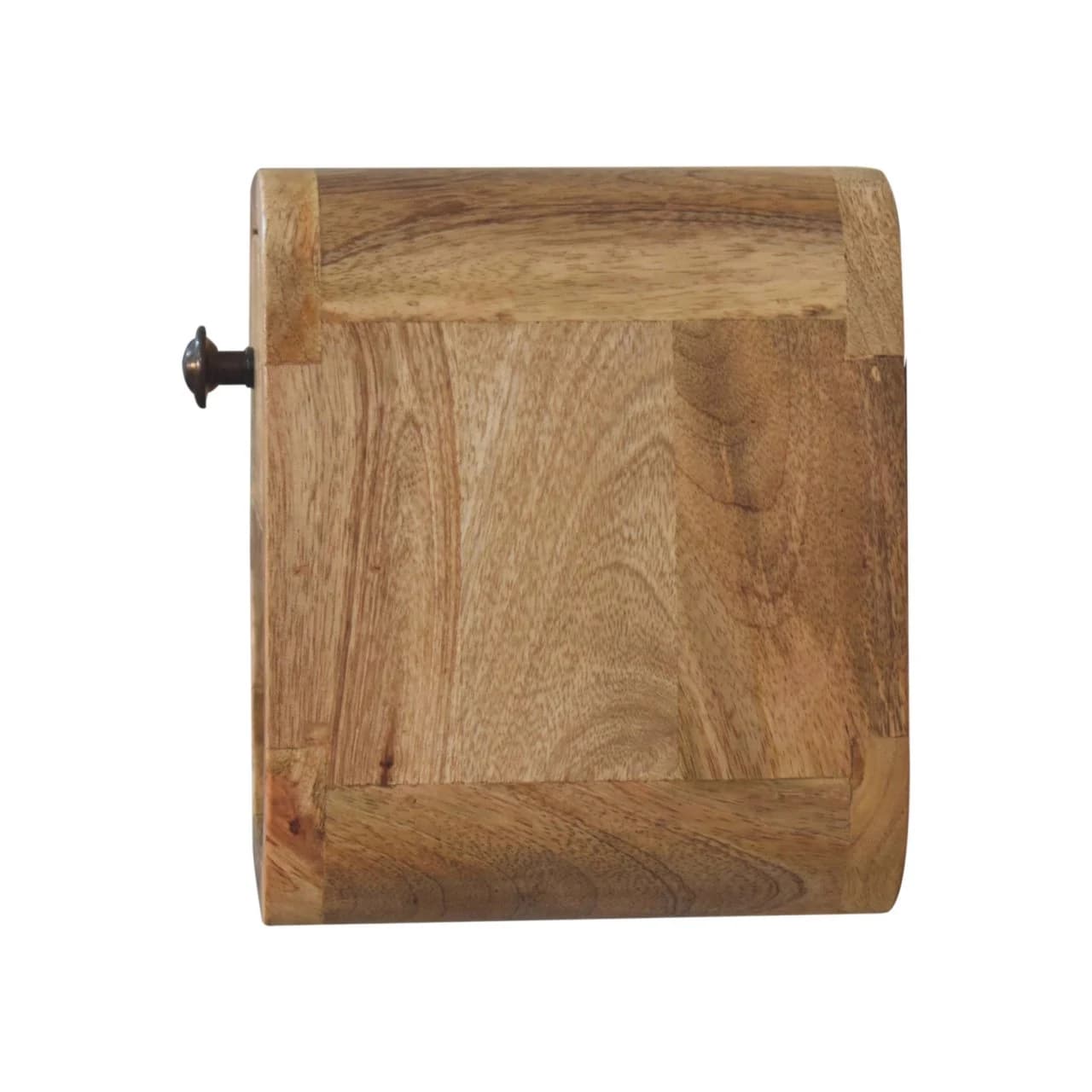 Extra Mini Curved Oak-ish Bedside with Open Slot - Bedside tables, photo 8 of 10