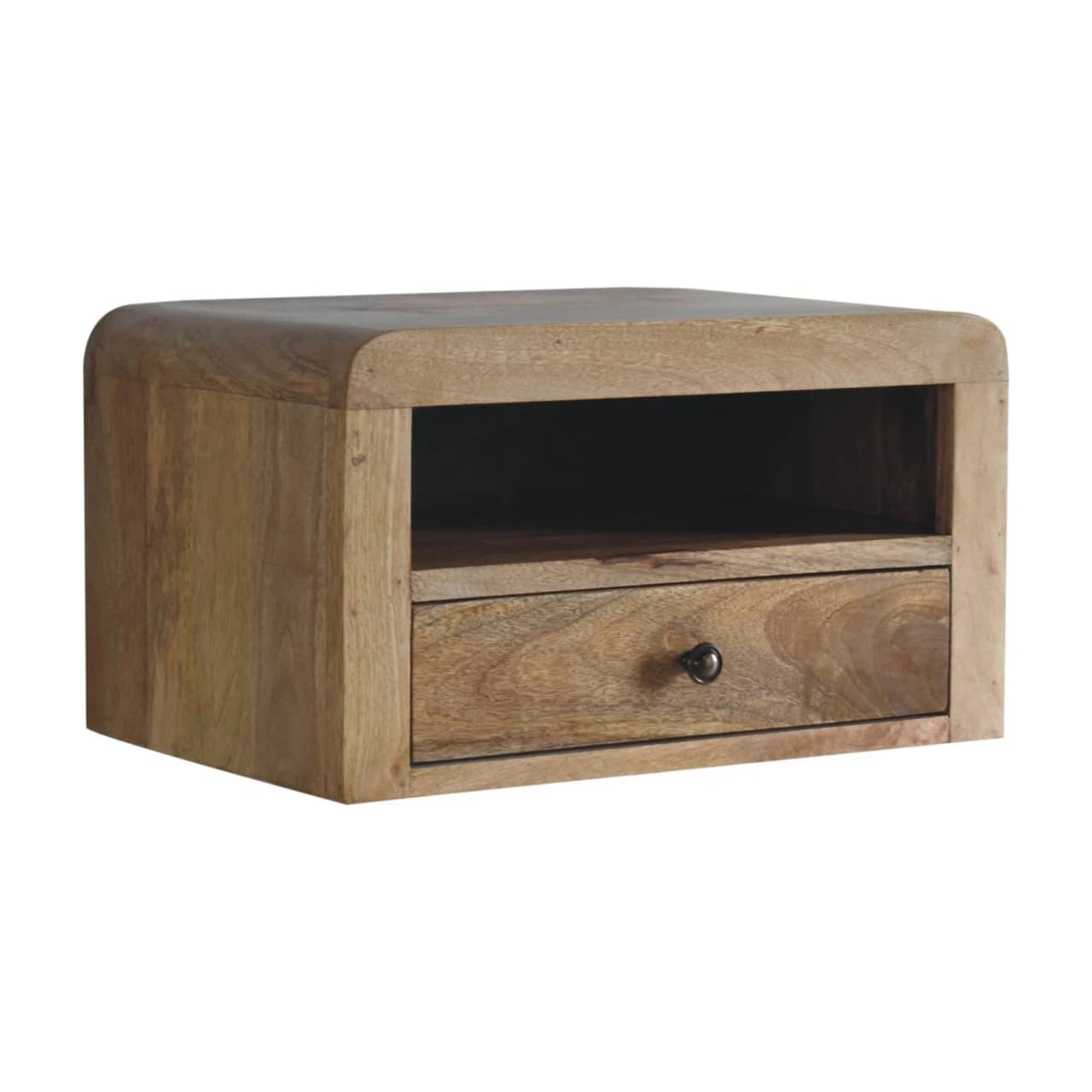 Chunky Oak-ish Floating Bedside - Bedside tables, photo 3 of 9