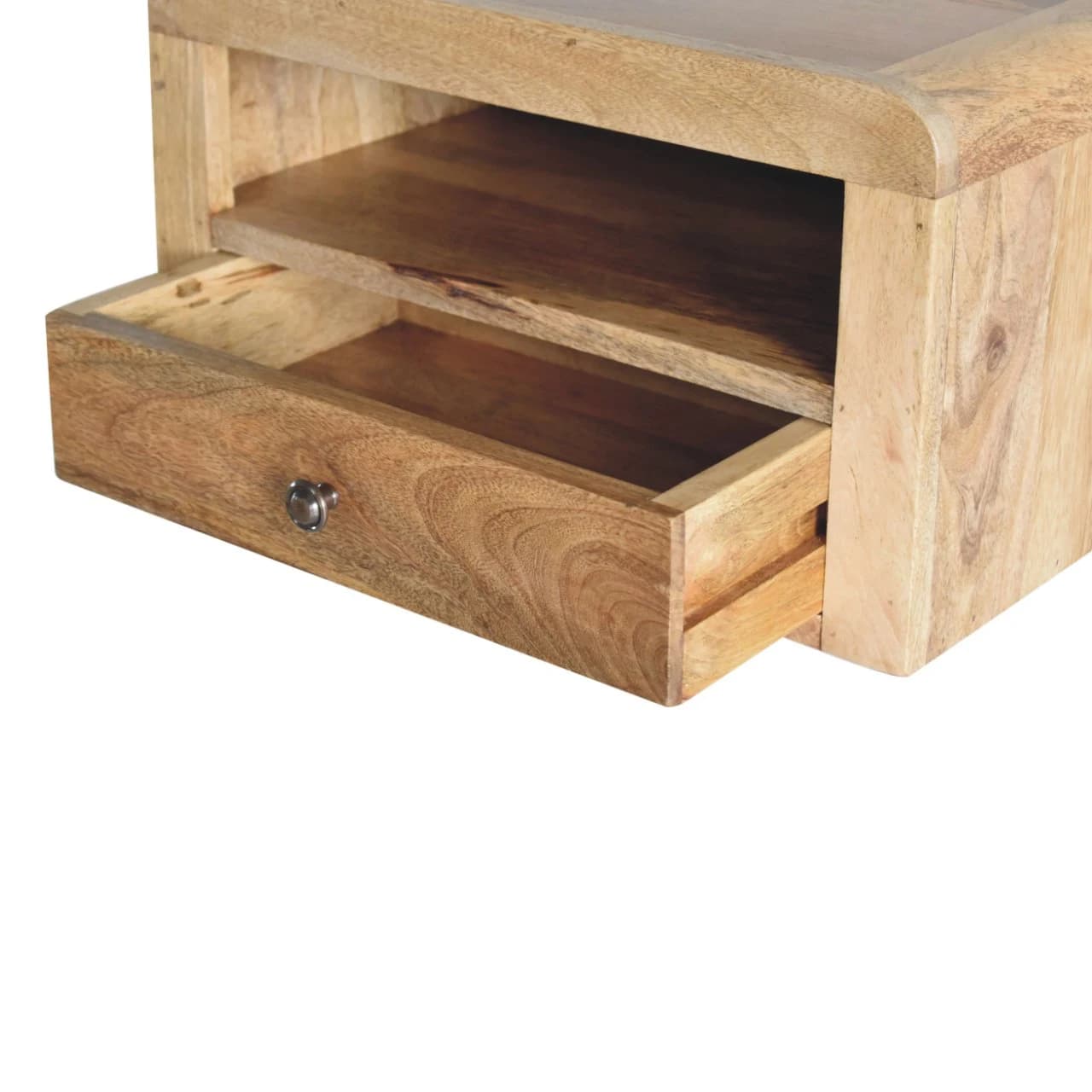 Chunky Oak-ish Floating Bedside - Bedside tables, photo 7 of 9