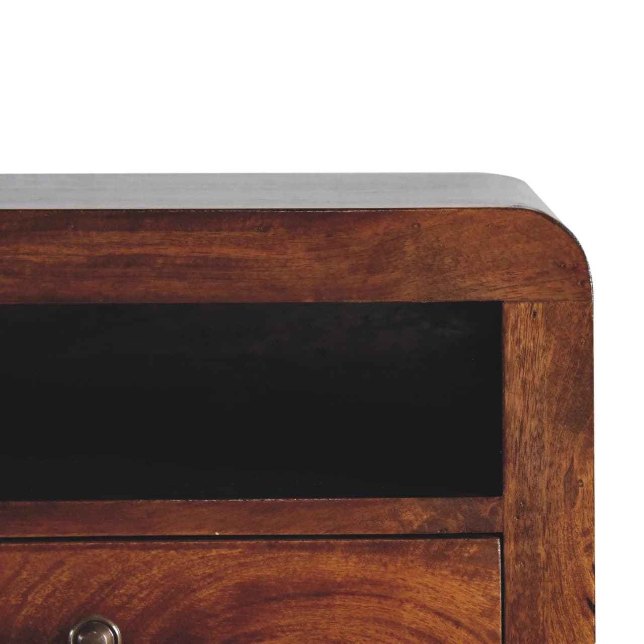 Chunky Chestnut 1 Drawer Wall Mounted Nightstand - Bedside tables, photo 4 of 9