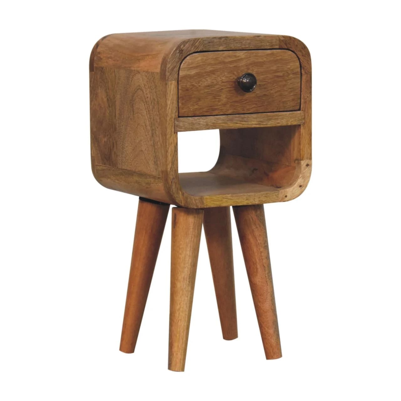 Extra Mini Oak-ish Curve Lower Bedside - Bedside tables, photo 2 of 9