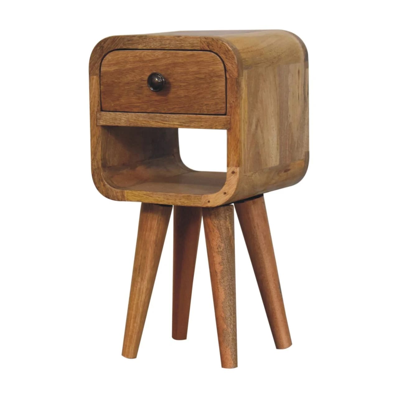 Extra Mini Oak-ish Curve Lower Bedside - Bedside tables, photo 3 of 9