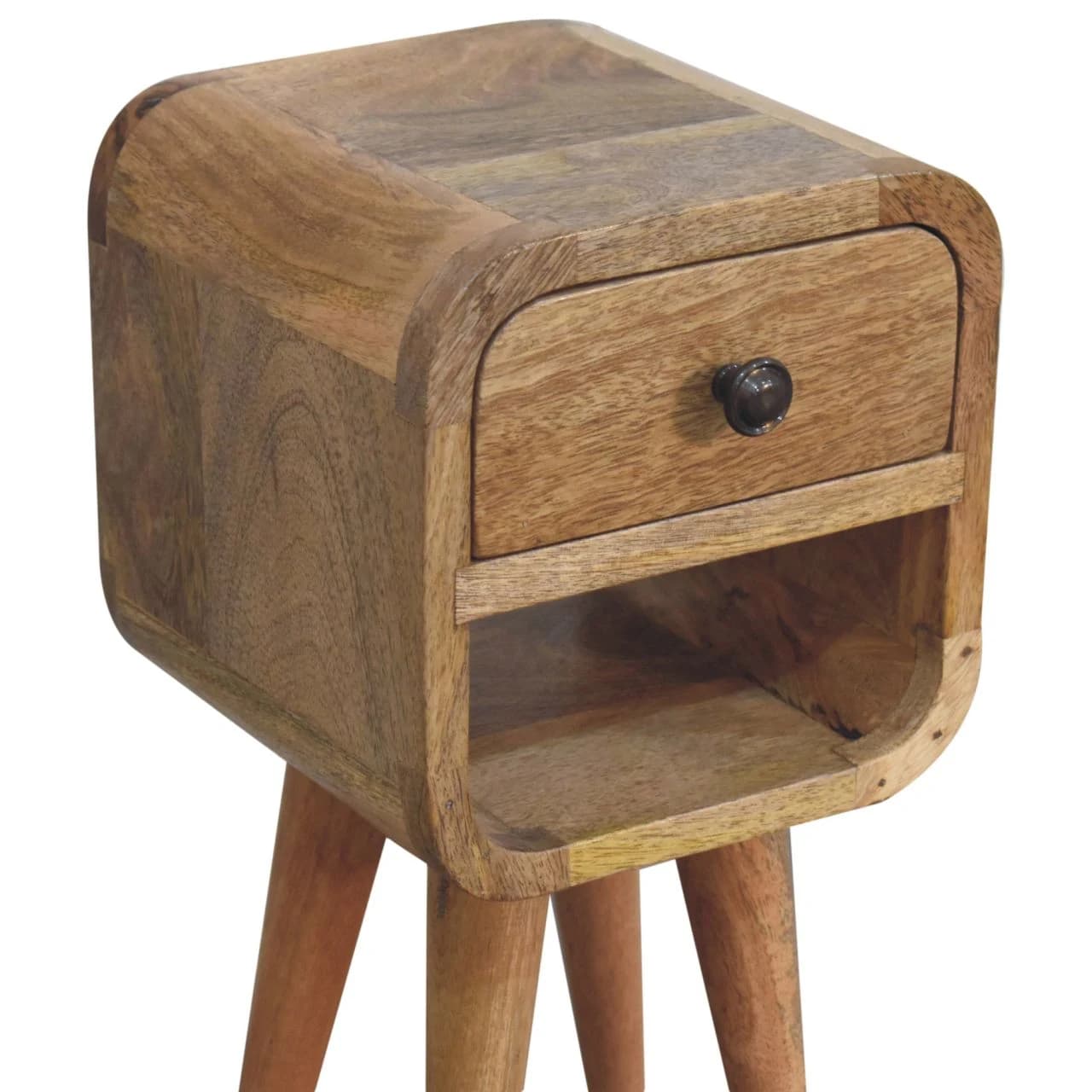 Extra Mini Oak-ish Curve Lower Bedside - Bedside tables, photo 5 of 9
