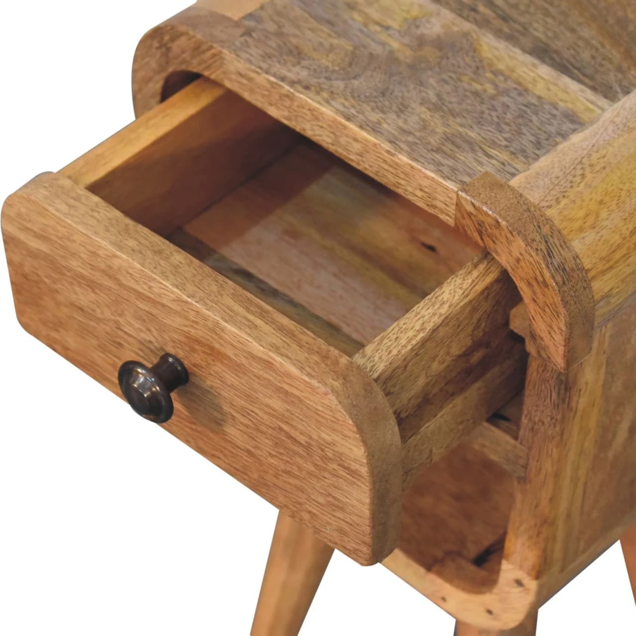 Extra Mini Oak-ish Curve Lower Bedside - Bedside tables, photo 6 of 9
