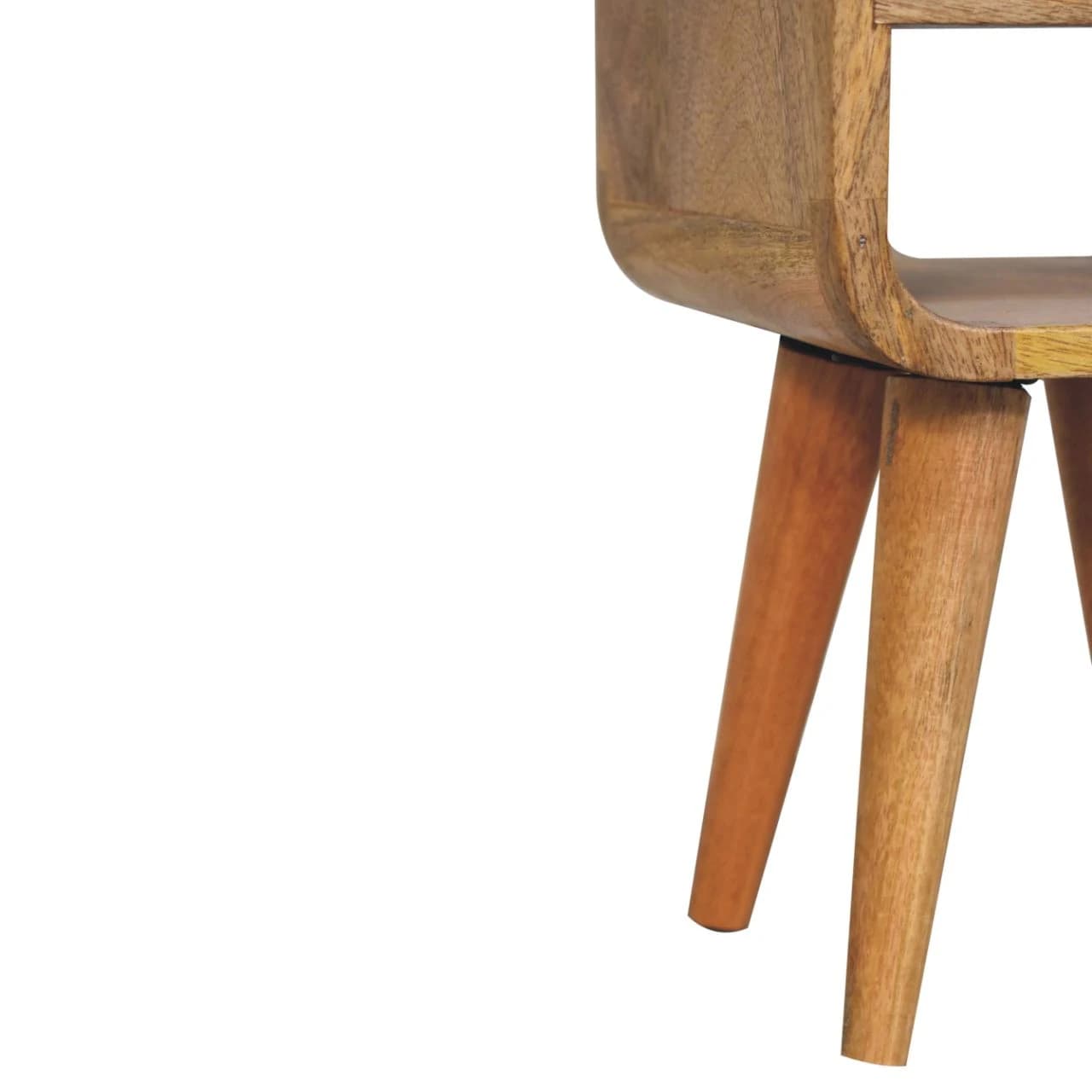 Extra Mini Oak-ish Curve Lower Bedside - Bedside tables, photo 7 of 9