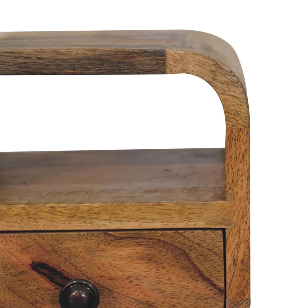 Extra Mini Oakish Curve Open Slot Bedside - Bedside tables, photo 4 of 9