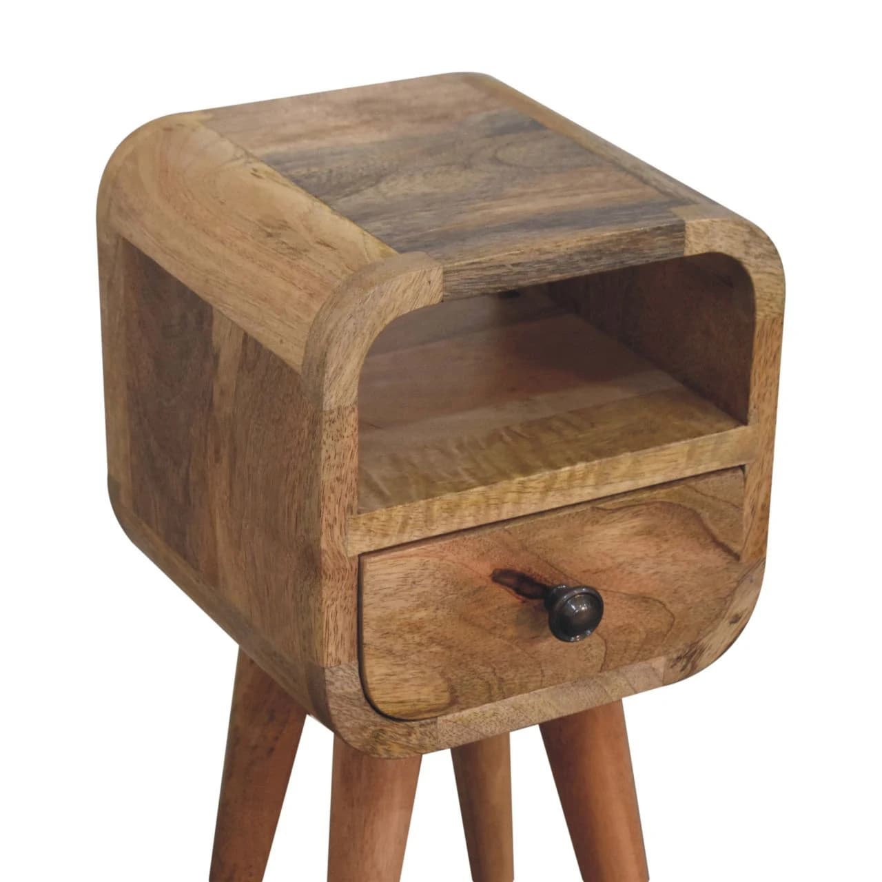 Extra Mini Oakish Curve Open Slot Bedside - Bedside tables, photo 5 of 9