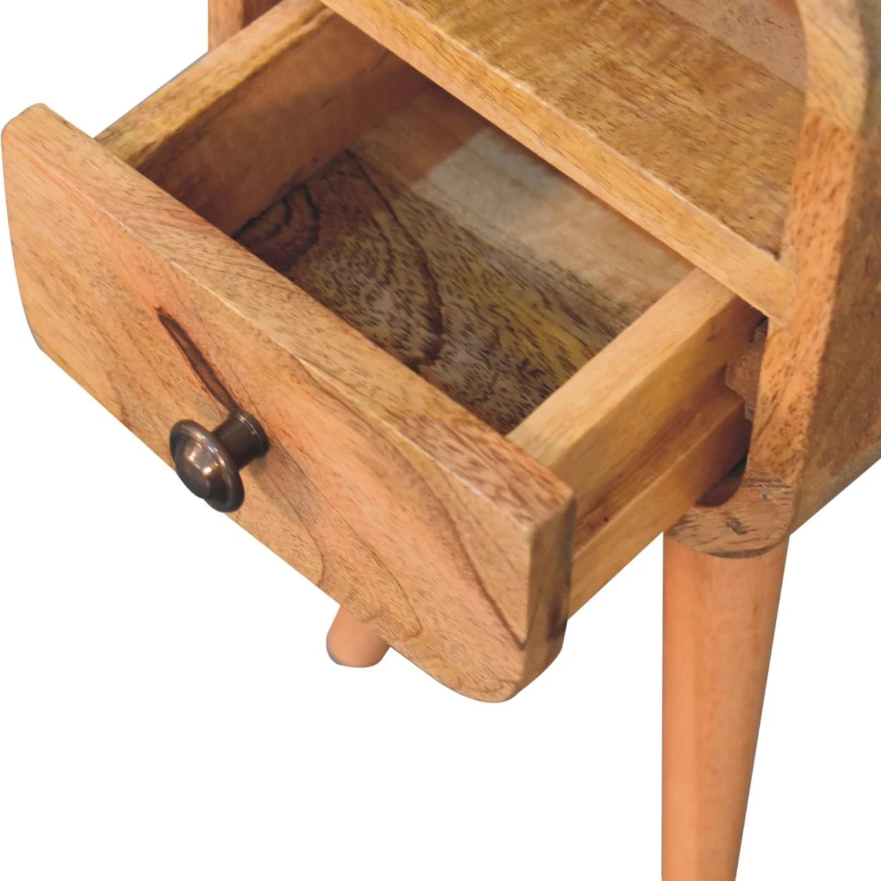 Extra Mini Oakish Curve Open Slot Bedside - Bedside tables, photo 6 of 9