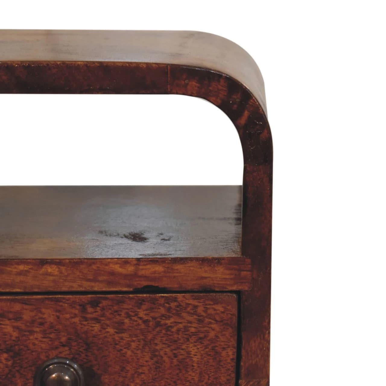 Extra Mini Chestnut Curve Open Slot Bedside - Bedside tables, photo 4 of 9