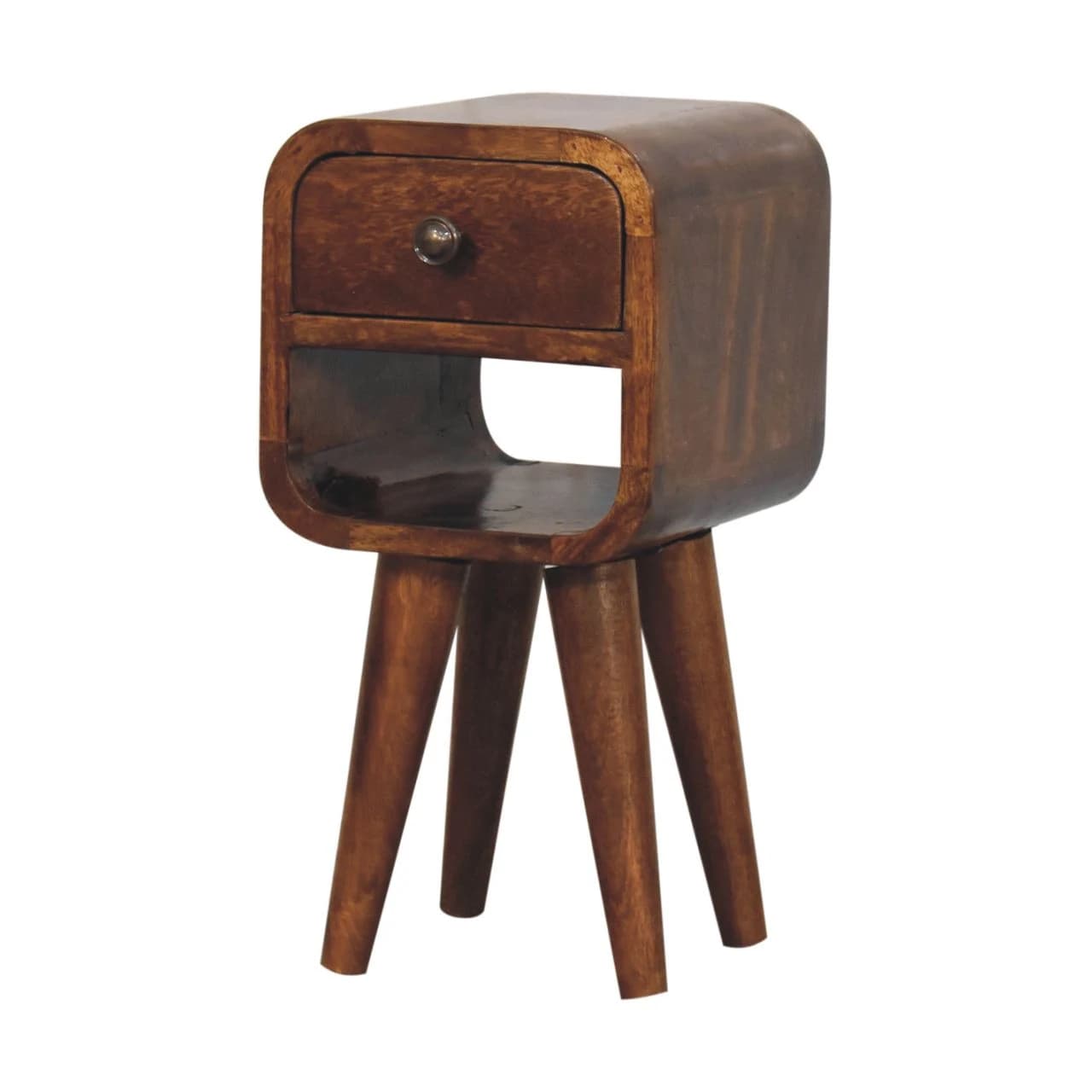 Extra Mini Chestnut Curve Lower Bedside - Bedside tables, photo 2 of 9
