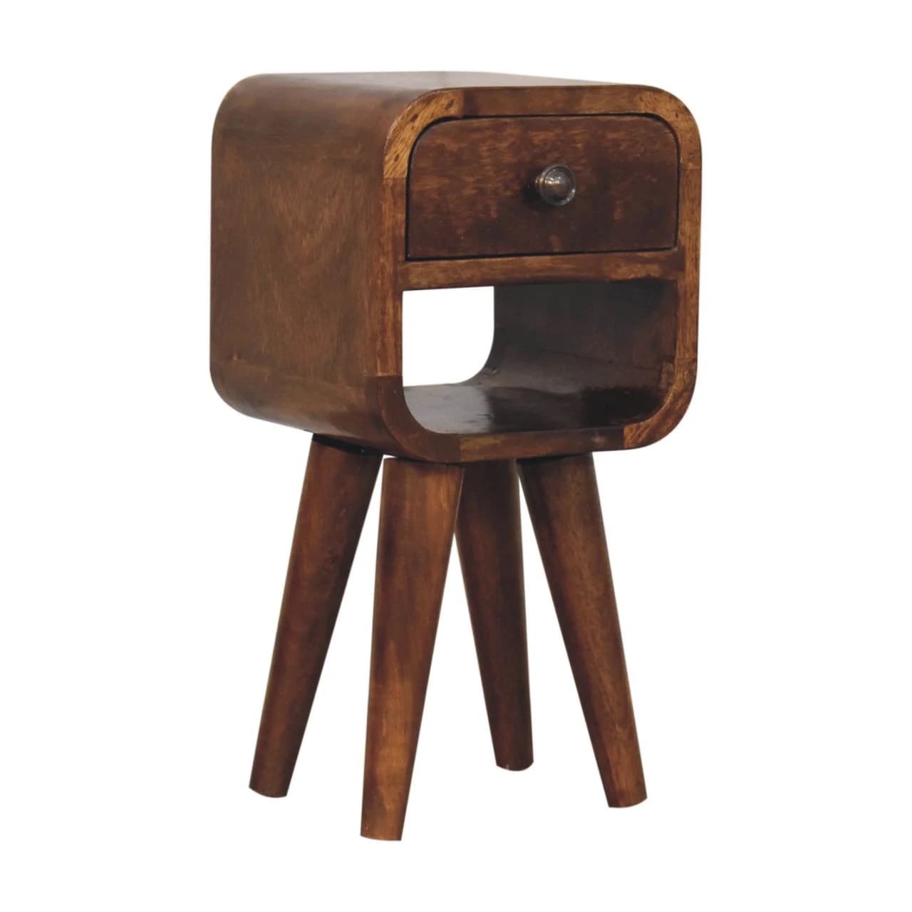Extra Mini Chestnut Curve Lower Bedside - Bedside tables, photo 3 of 9