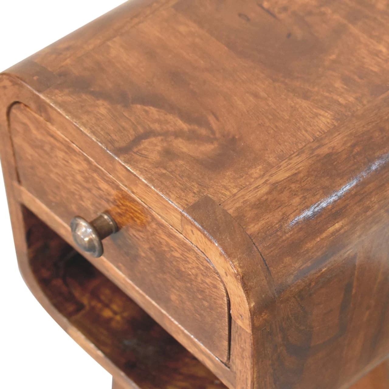 Extra Mini Chestnut Curve Lower Bedside - Bedside tables, photo 6 of 9
