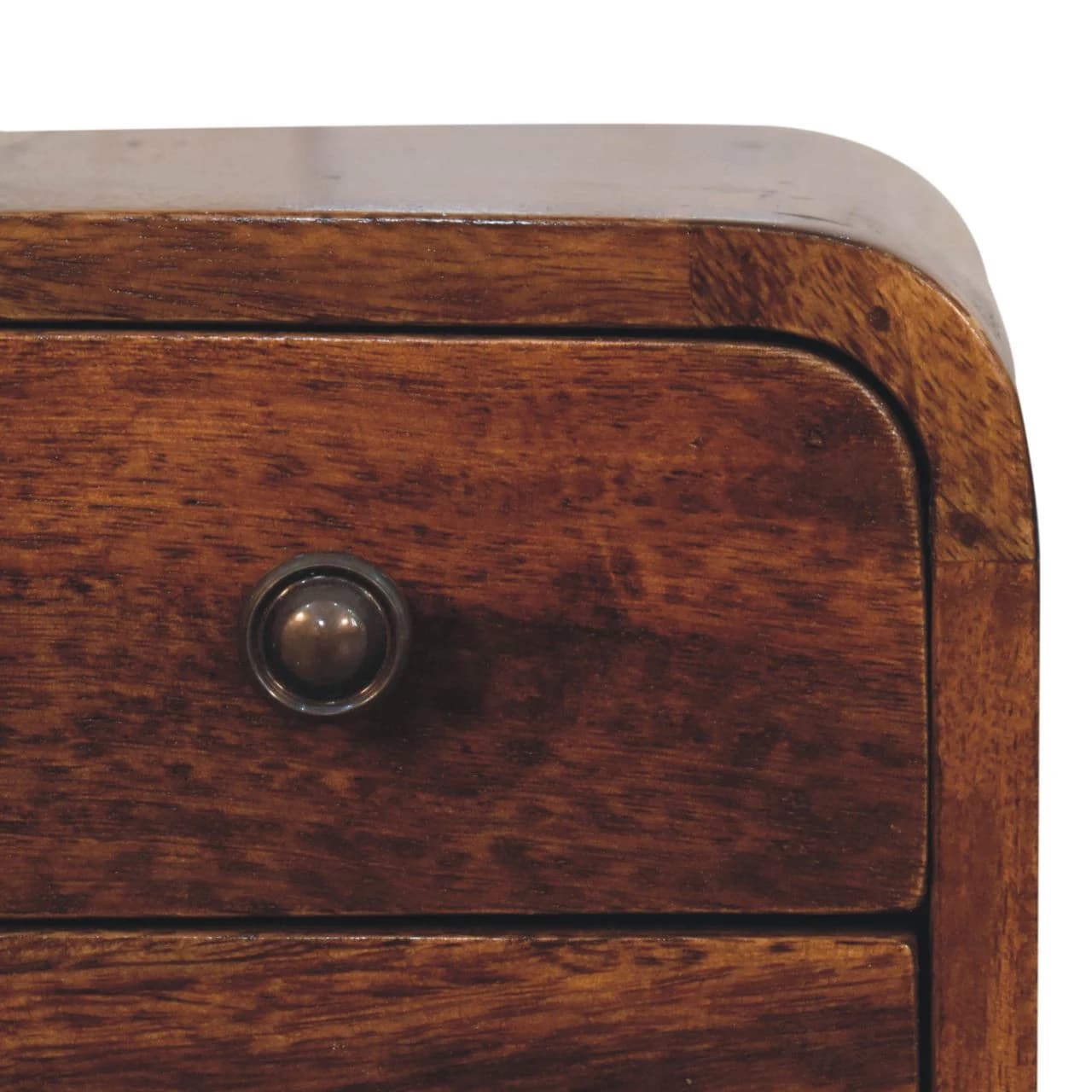 Extra Mini Curved Chestnut Bedside - Bedside tables, photo 4 of 9