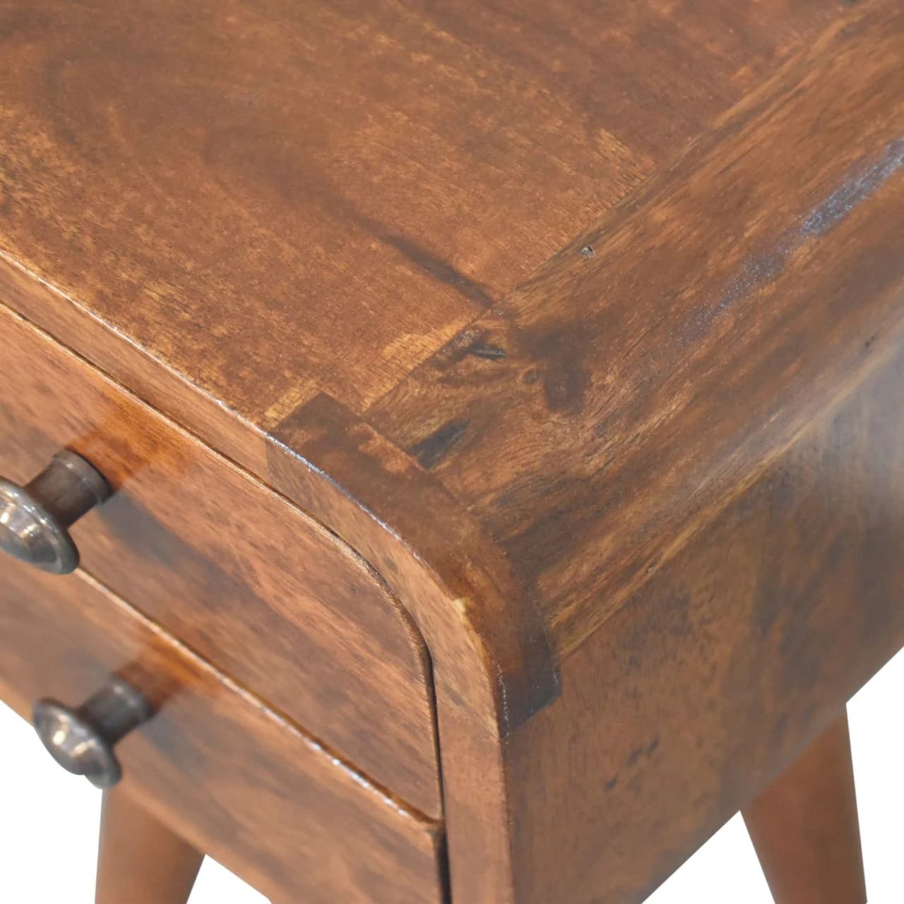 Extra Mini Curved Chestnut Bedside - Bedside tables, photo 5 of 9