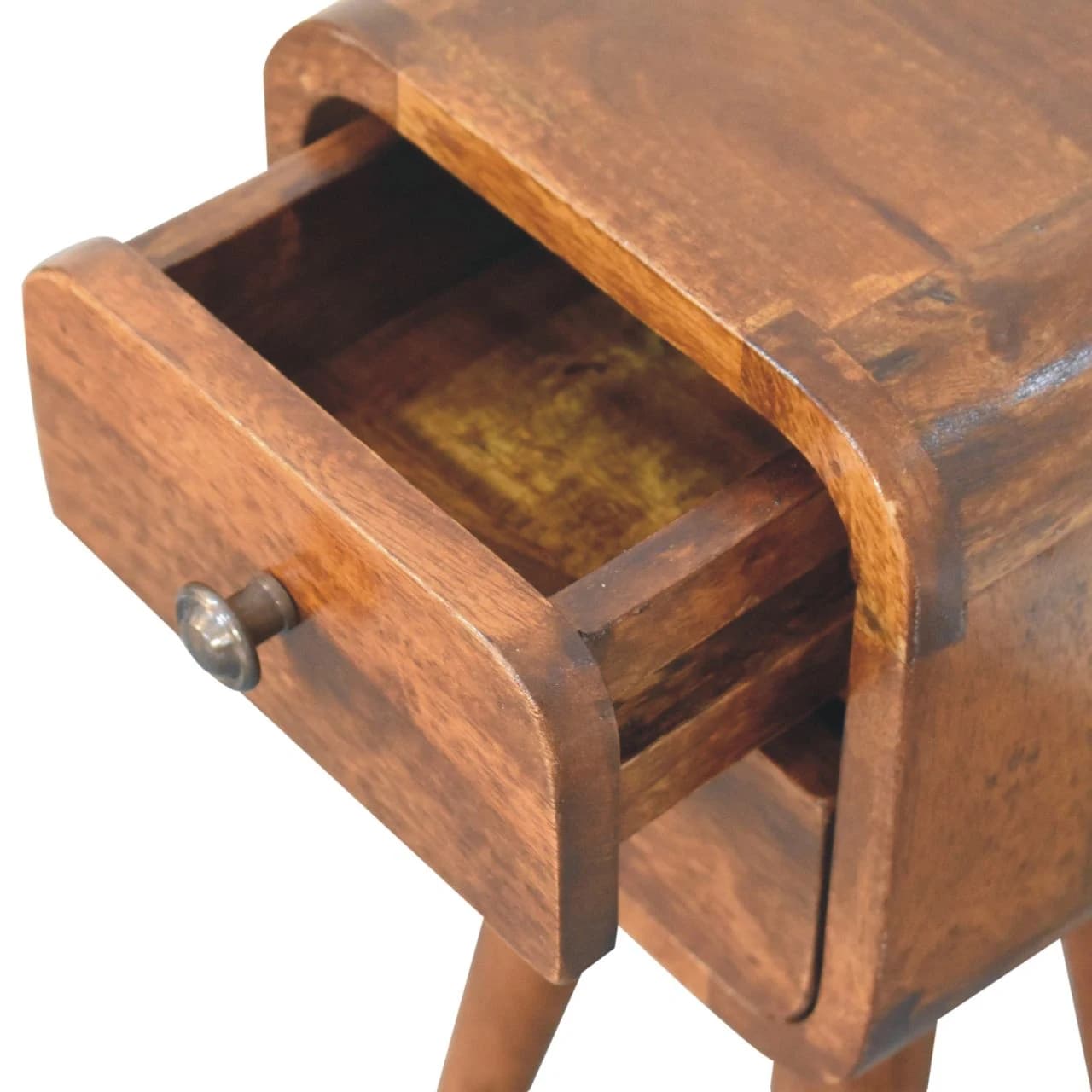 Extra Mini Curved Chestnut Bedside - Bedside tables, photo 6 of 9