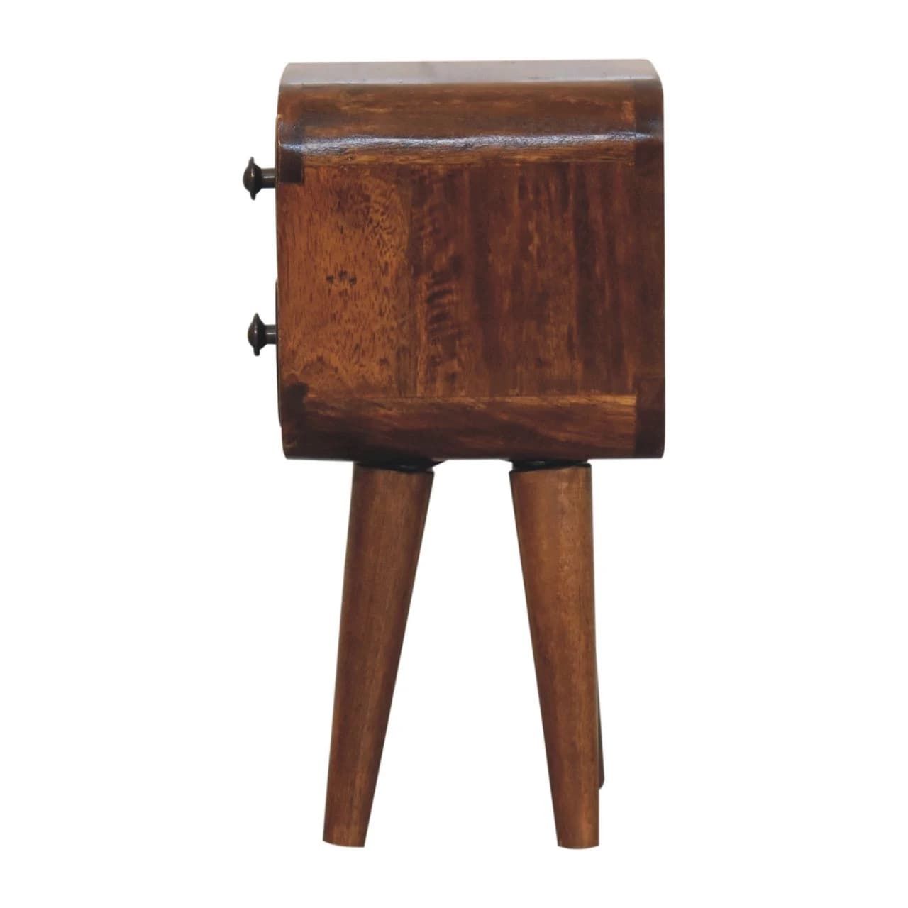 Extra Mini Curved Chestnut Bedside - Bedside tables, photo 8 of 9