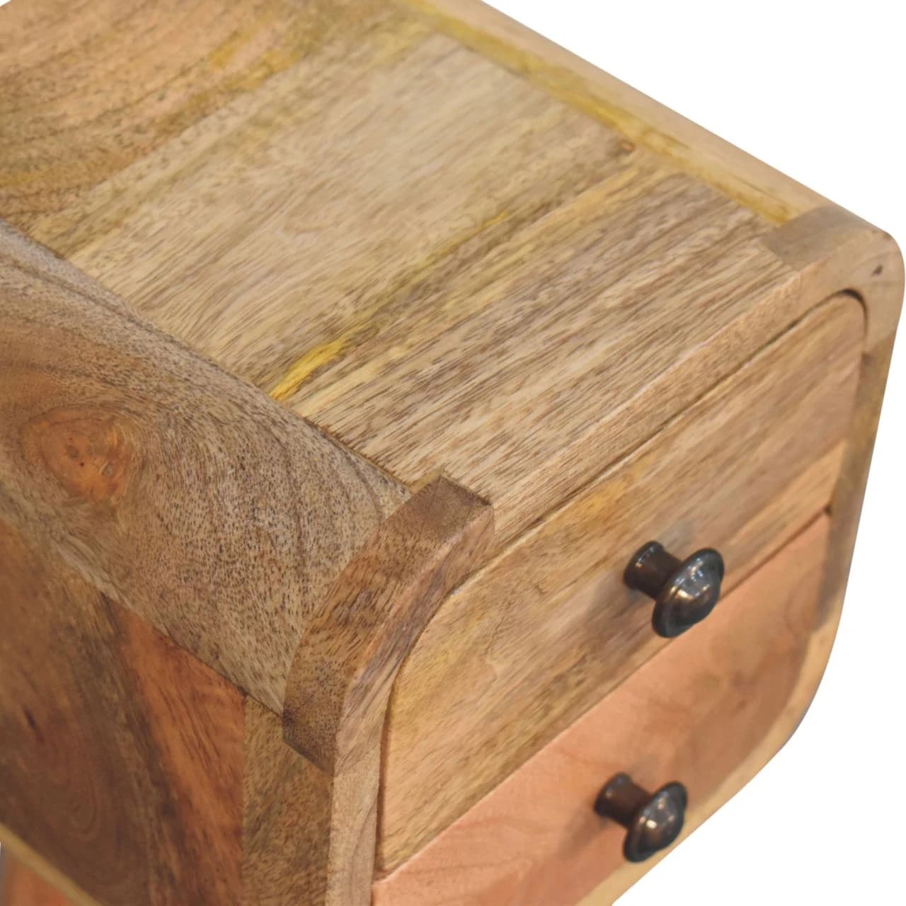 Extra Mini Curved Oak-ish Bedside - Bedside tables, photo 5 of 9