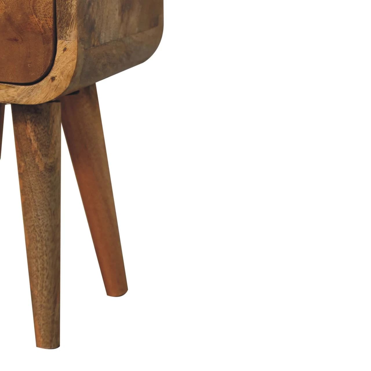 Extra Mini Curved Oak-ish Bedside - Bedside tables, photo 7 of 9