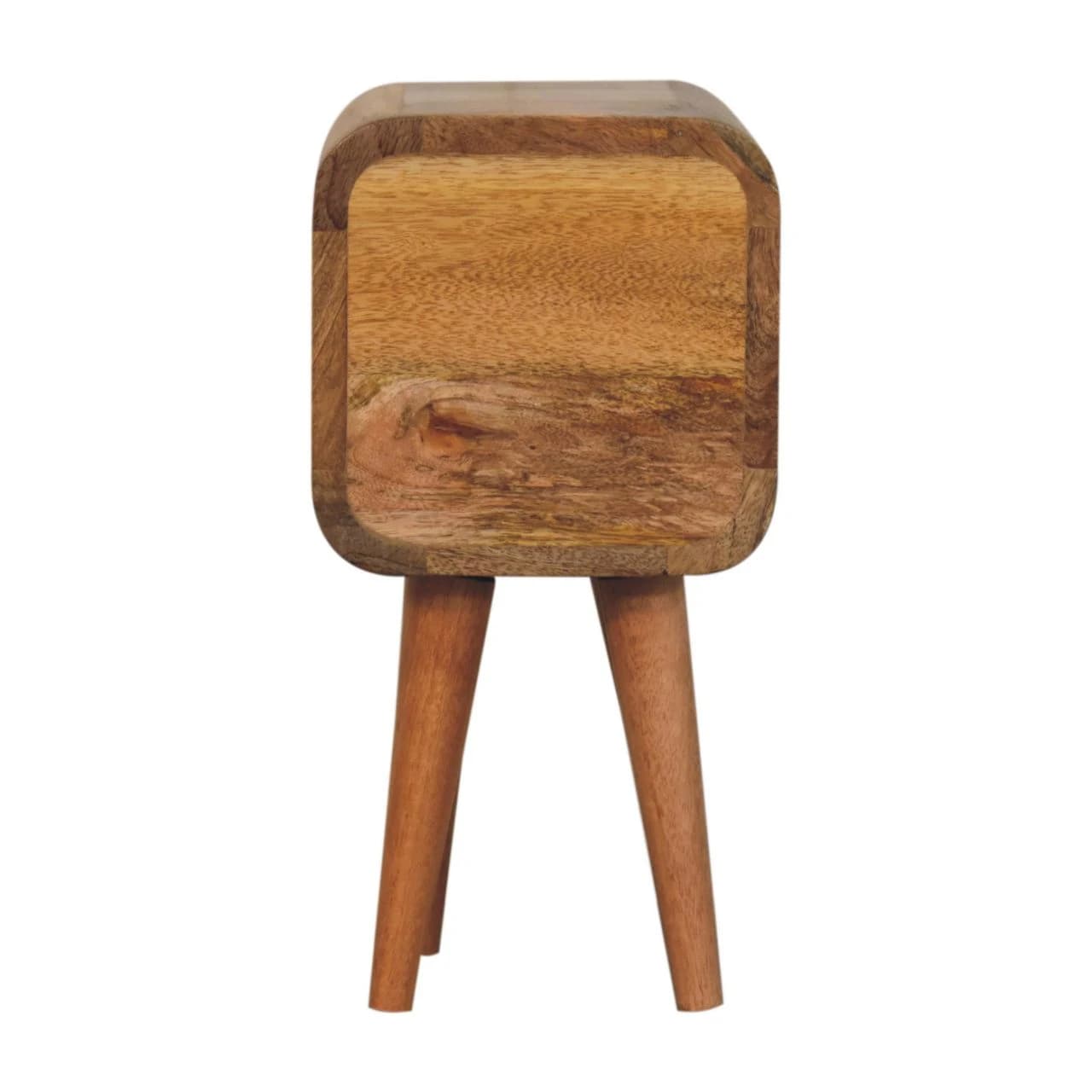 Extra Mini Curved Oak-ish Bedside - Bedside tables, photo 9 of 9