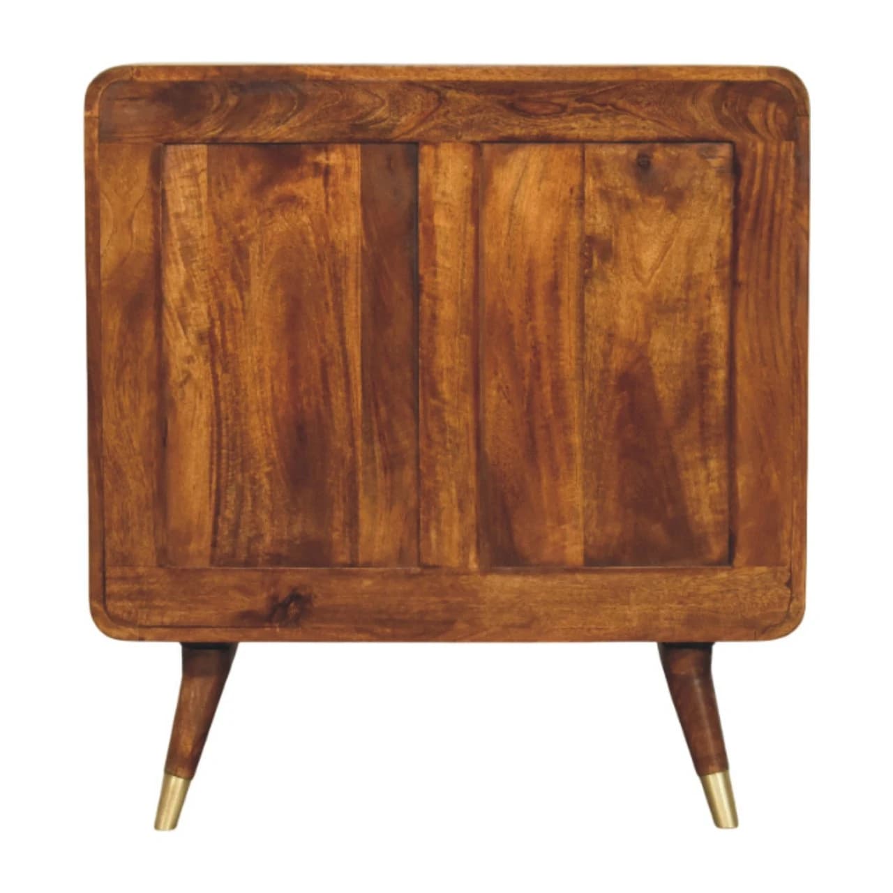 Avora Brass Embossed 2 Door Chestnut Cabinet - Cabinets, photo 9 of 9