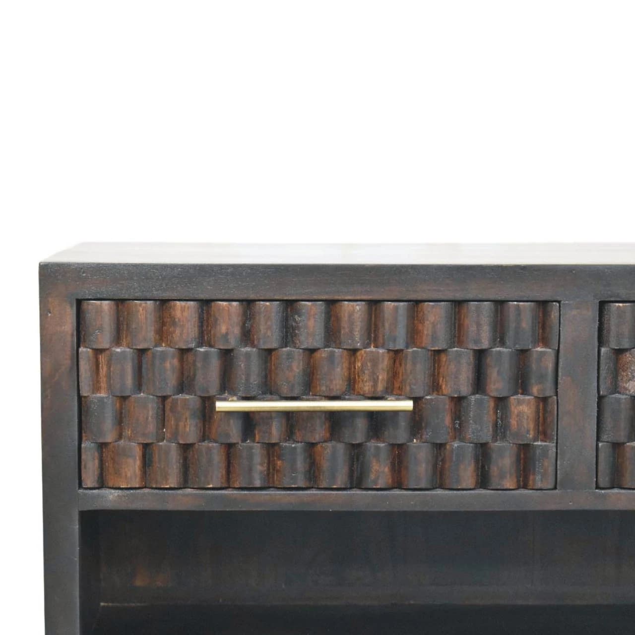 Cadiz Carved Shoe Storage Bench - Benches, photo 4 of 9