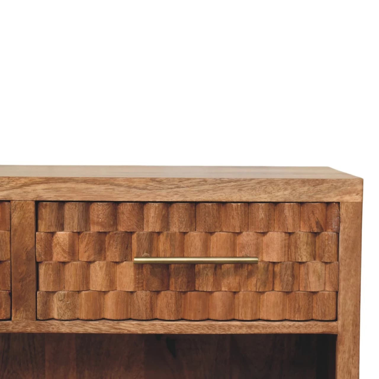 Cadiz Carved Entryway Shoe Cabinet - Cabinets, photo 3 of 8