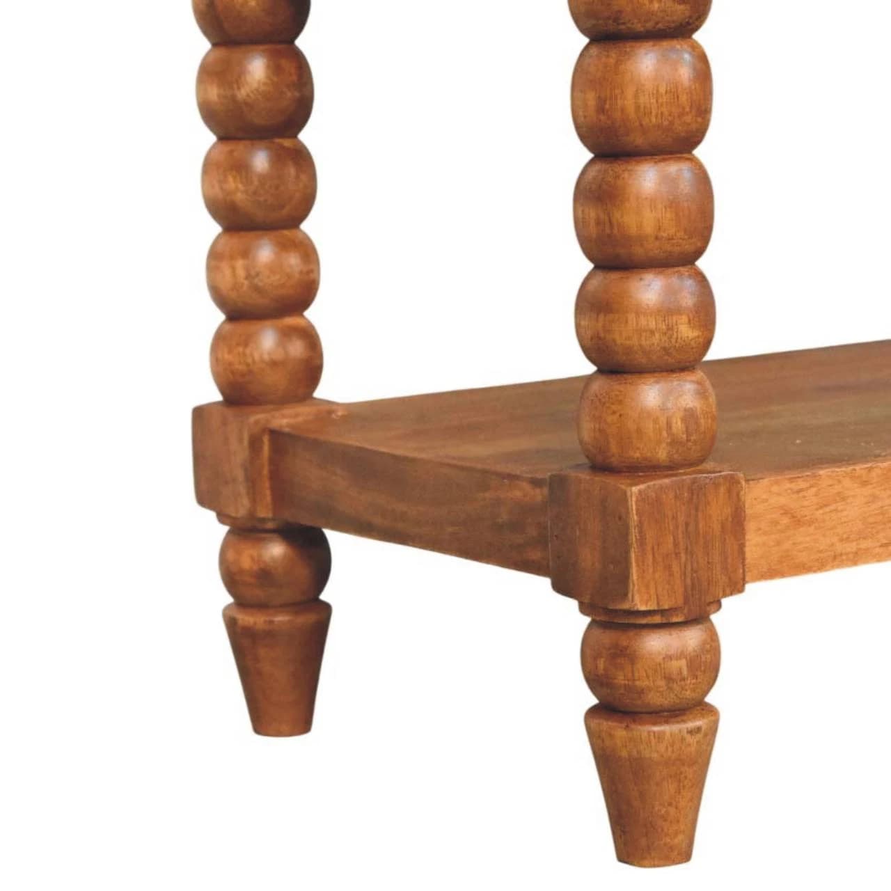 Spindle Leather Bench - Benches, photo 7 of 9