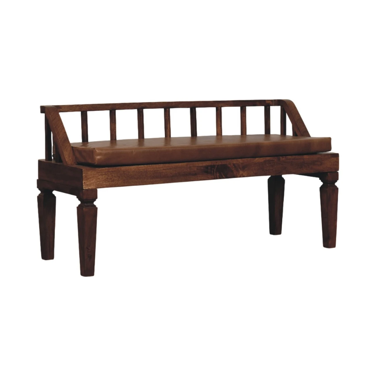 Bordeaux Leather Bench - Benches, photo 4 of 10