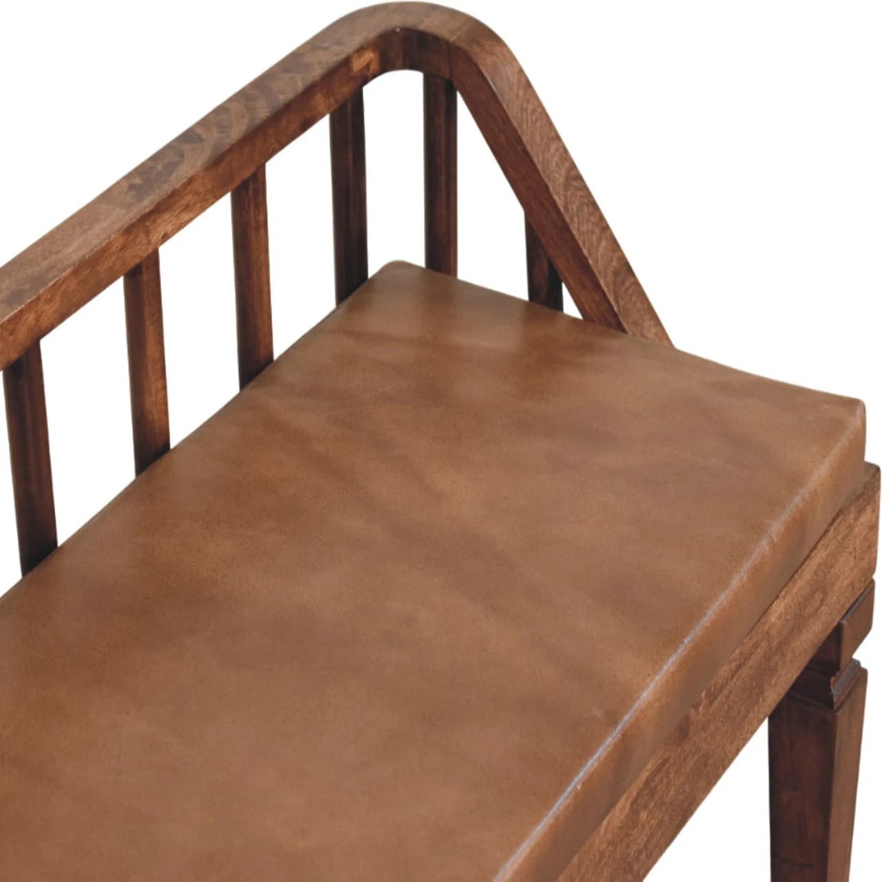 Bordeaux Leather Bench - Benches, photo 6 of 10