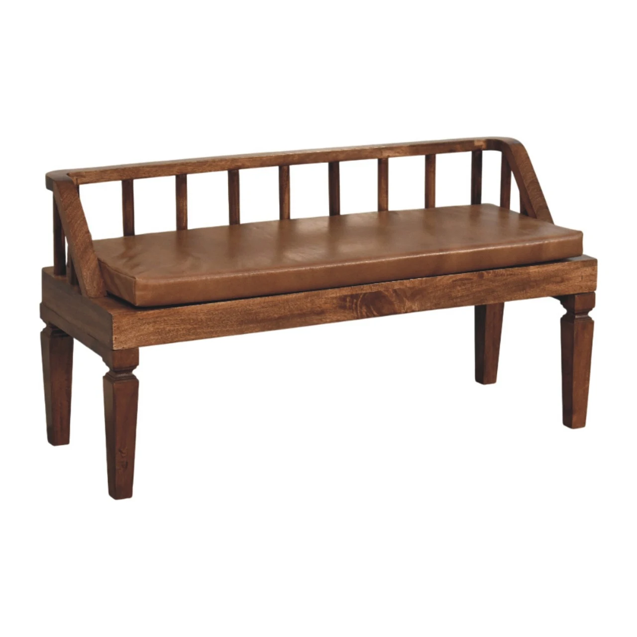 Bordeaux Leather Bench - Benches, photo 8 of 10