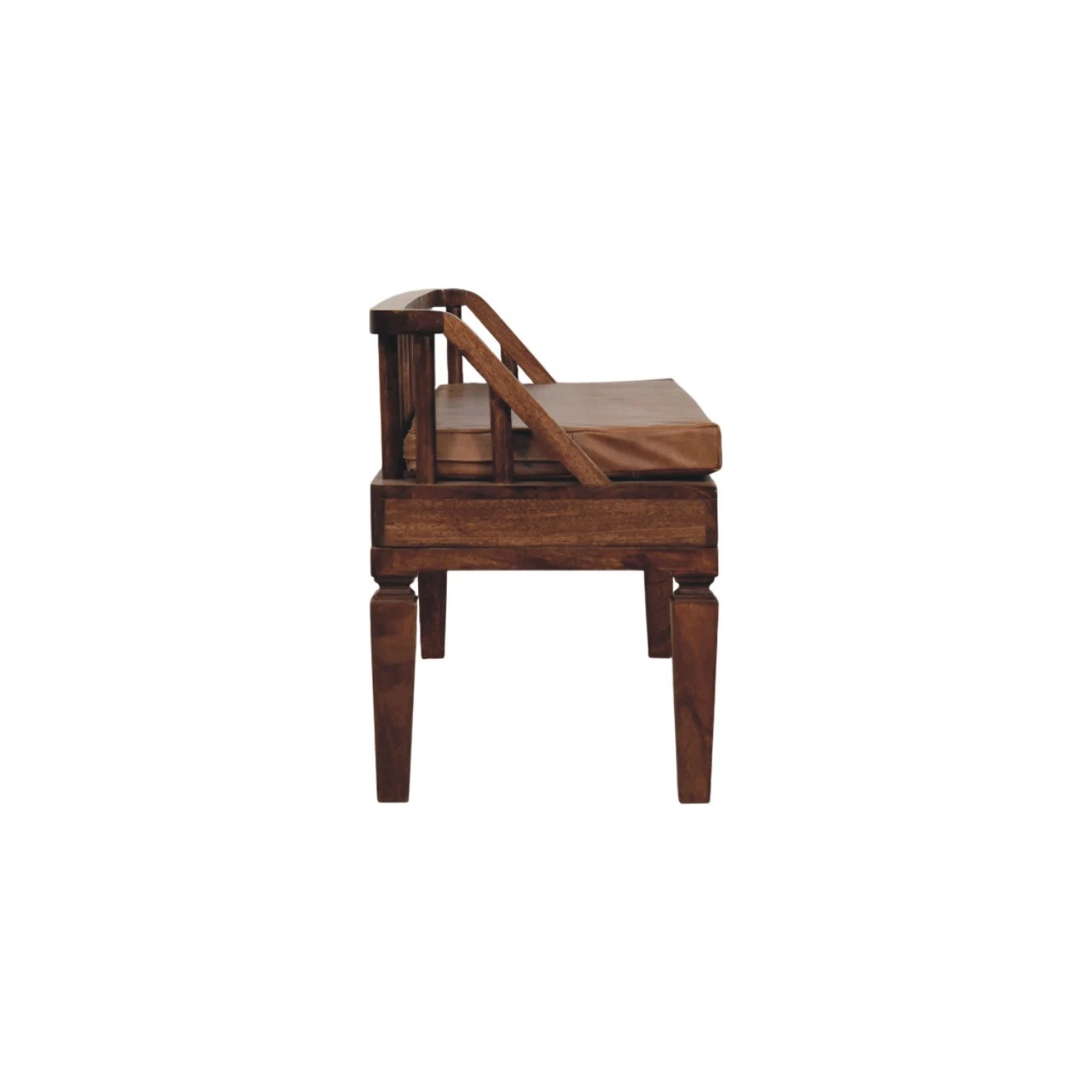 Bordeaux Leather Bench - Benches, photo 9 of 10