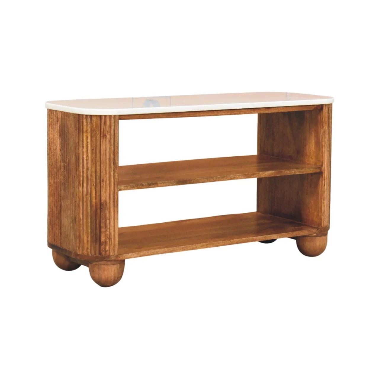 Beaumont Marble Shoe Bench - Benches, photo 2 of 8