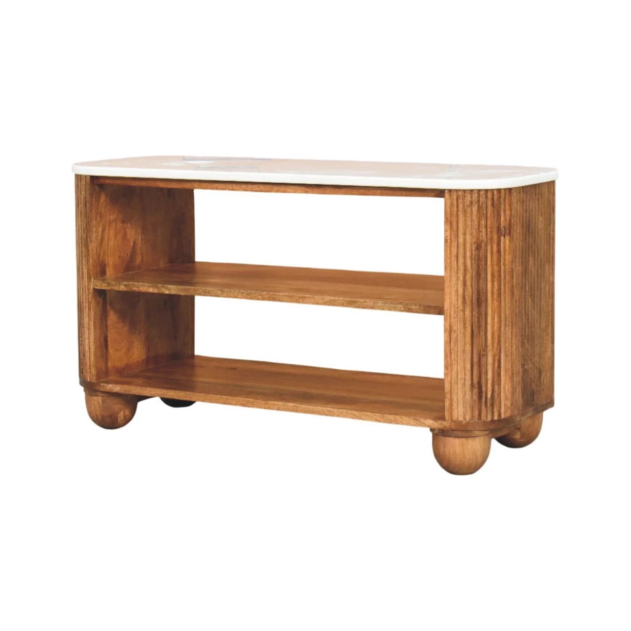 Beaumont Marble Shoe Bench - Benches, photo 3 of 8
