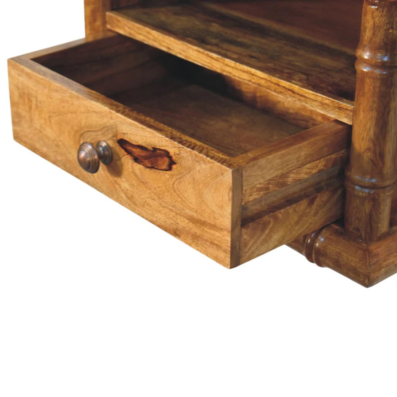 Bamboo Open Bedside in Amber Oak Finish - Bedside tables, photo 8 of 10