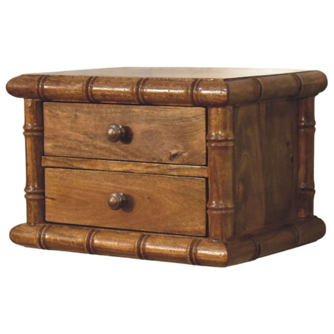 Bamboo Bedside in Amber Oak Finish - Bedside tables, photo 2 of 10