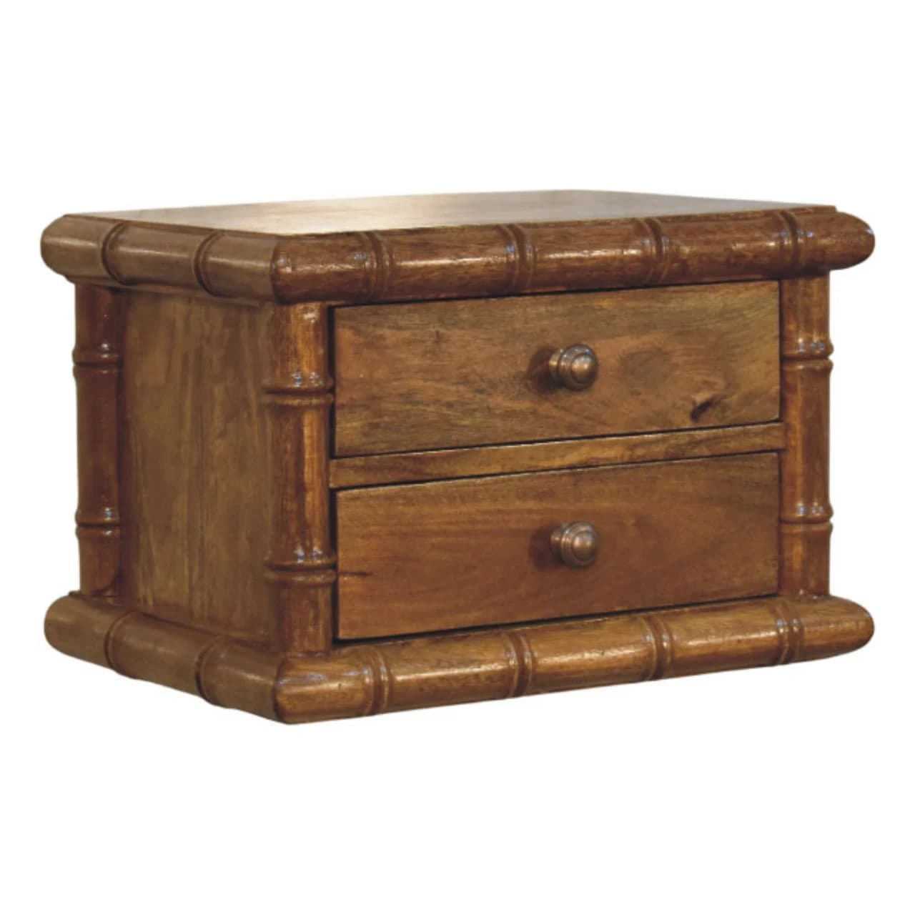Bamboo Bedside in Amber Oak Finish - Bedside tables, photo 3 of 10