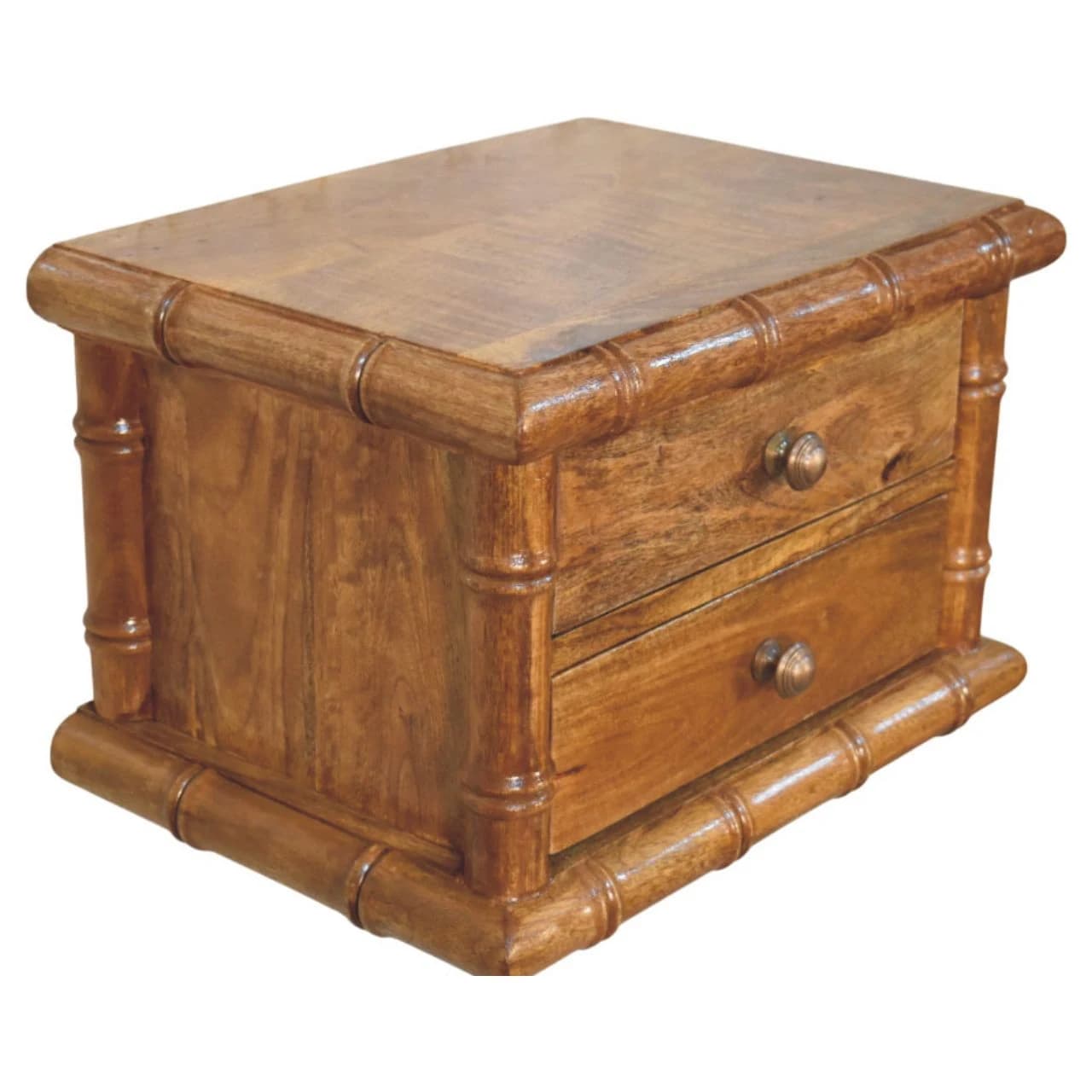 Bamboo Bedside in Amber Oak Finish - Bedside tables, photo 5 of 10
