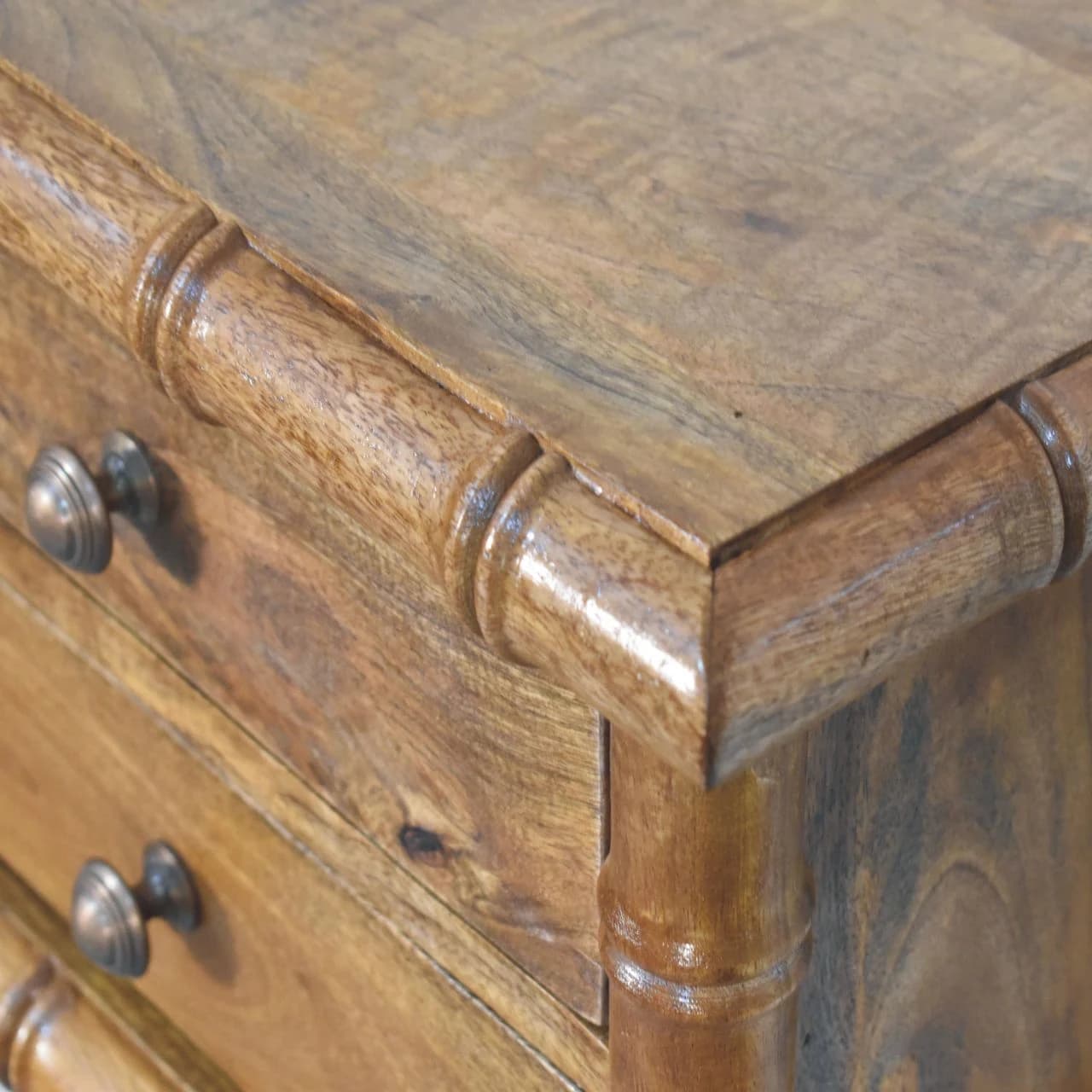 Bamboo Bedside in Amber Oak Finish - Bedside tables, photo 6 of 10