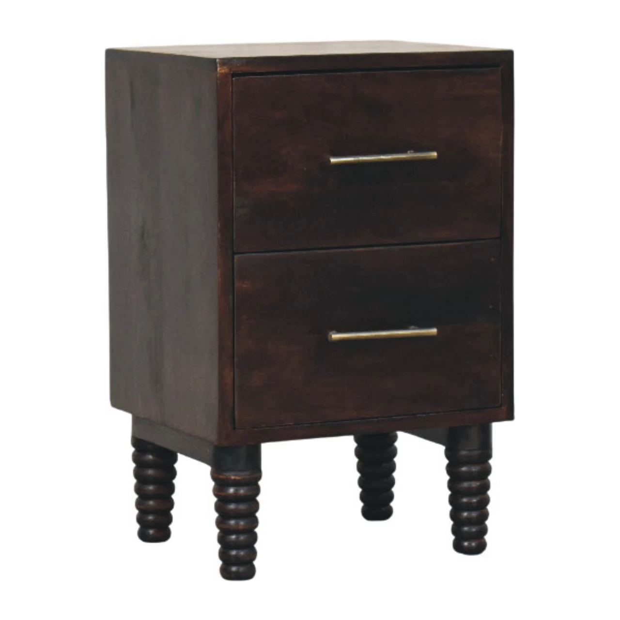 Spindle Mocha Bedside Table - Bedside tables, photo 2 of 9