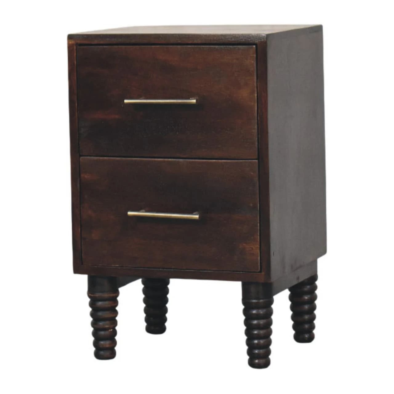 Spindle Mocha Bedside Table - Bedside tables, photo 3 of 9