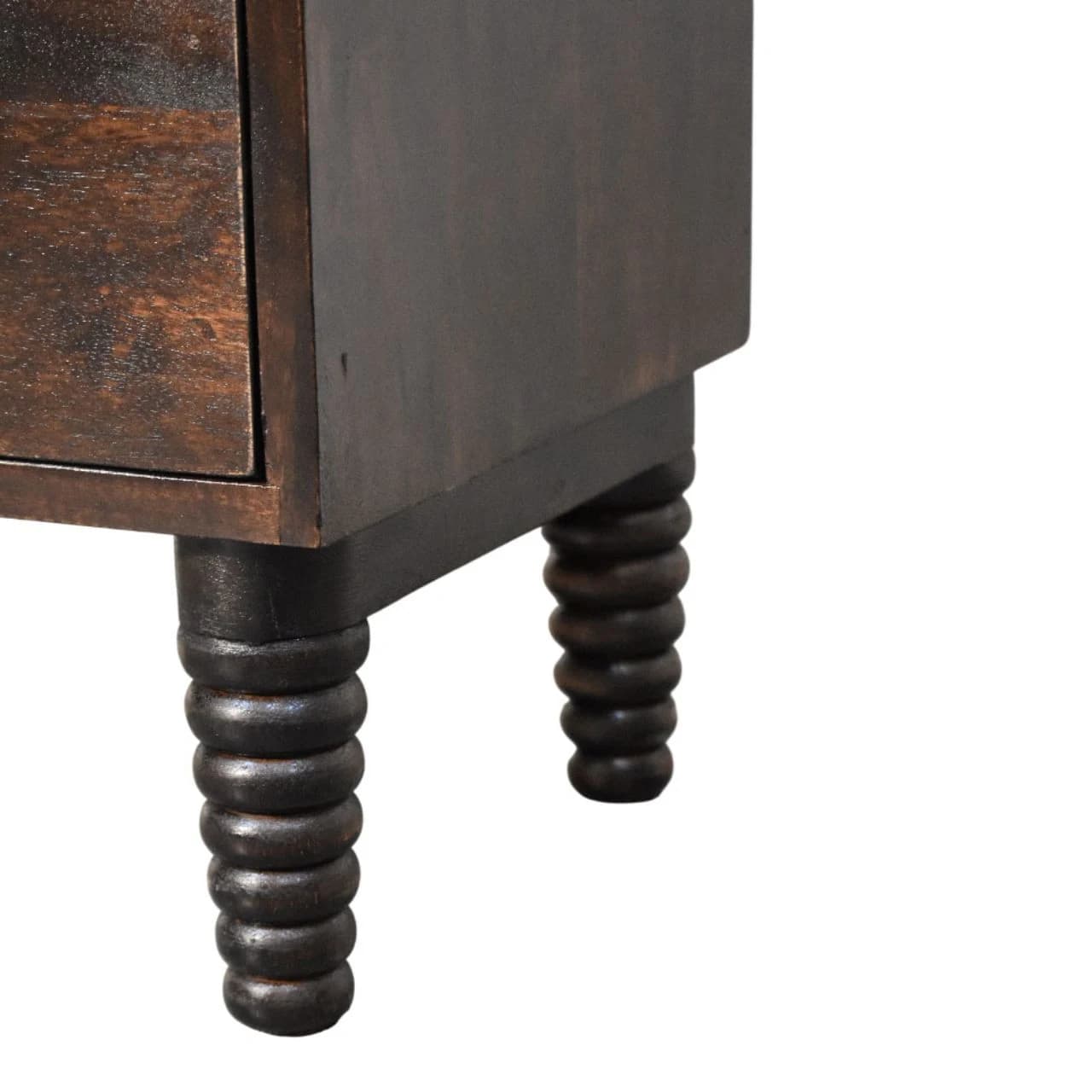 Spindle Mocha Bedside Table - Bedside tables, photo 7 of 9