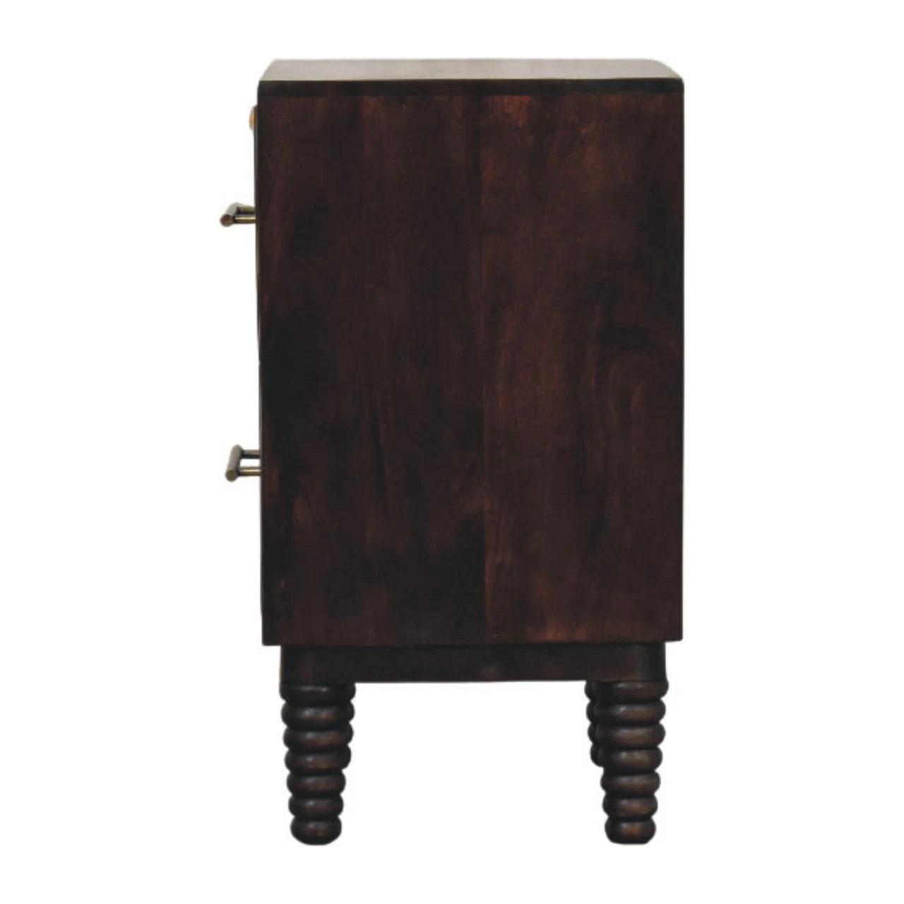 Spindle Mocha Bedside Table - Bedside tables, photo 8 of 9
