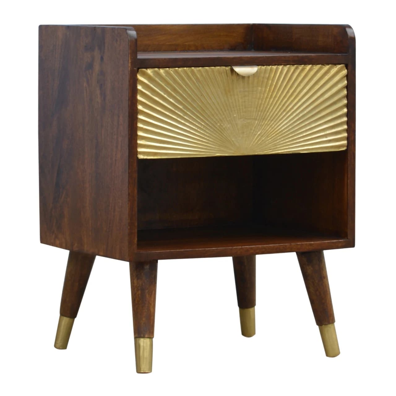 Manila Gold One Drawer Bedside - Bedside tables, photo 2 of 9