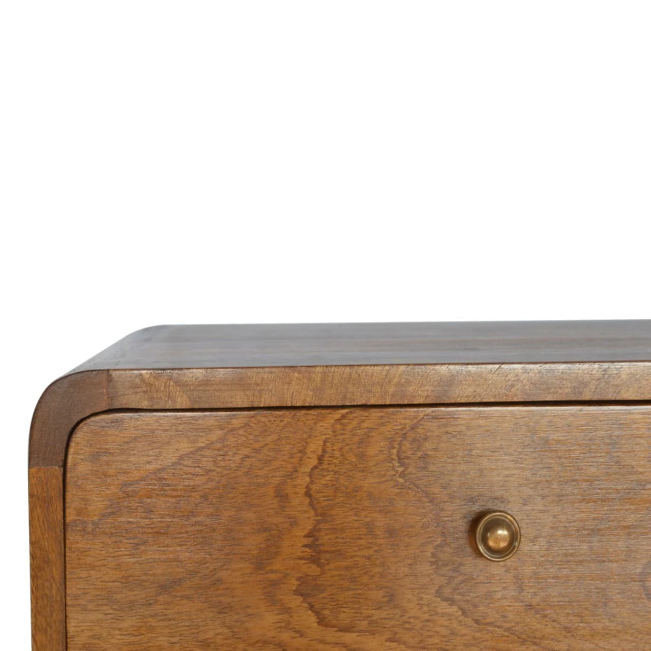Floating Curved Chestnut Bedside - Bedside tables, photo 6 of 9