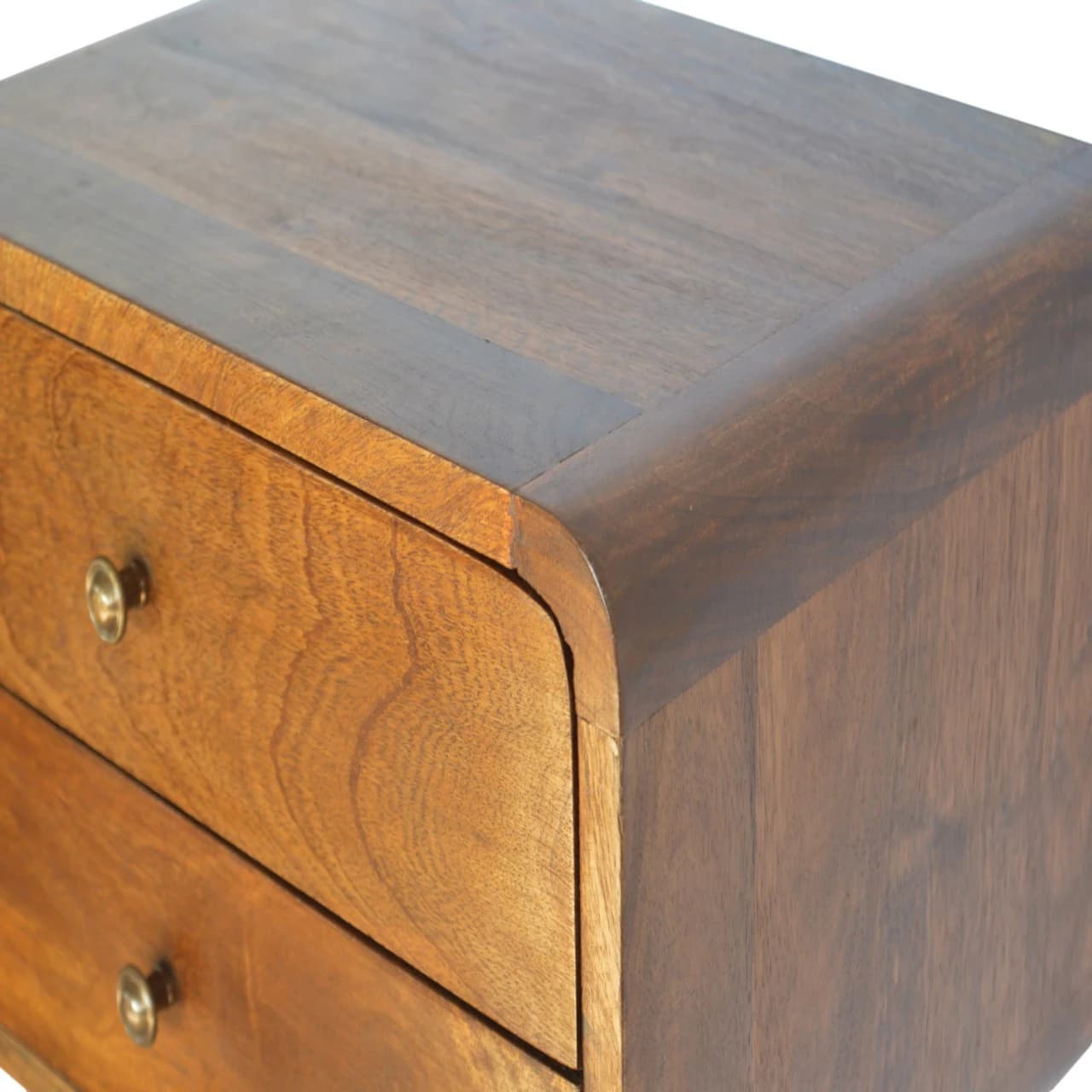 Floating Curved Chestnut Bedside - Bedside tables, photo 4 of 9
