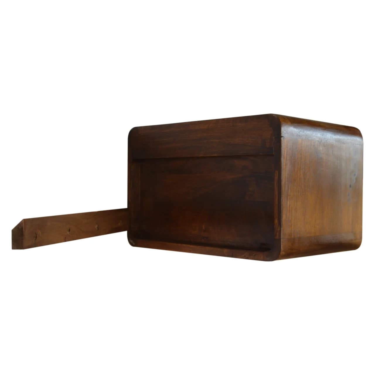 Floating Curved Chestnut Bedside - Bedside tables, photo 8 of 9